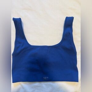 SET Active Blue Tank Top